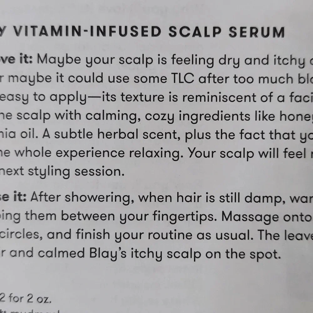 MUDMASKY Vitamin-Infused Scalp Serum New & Sealed. - Picture 3 of 3